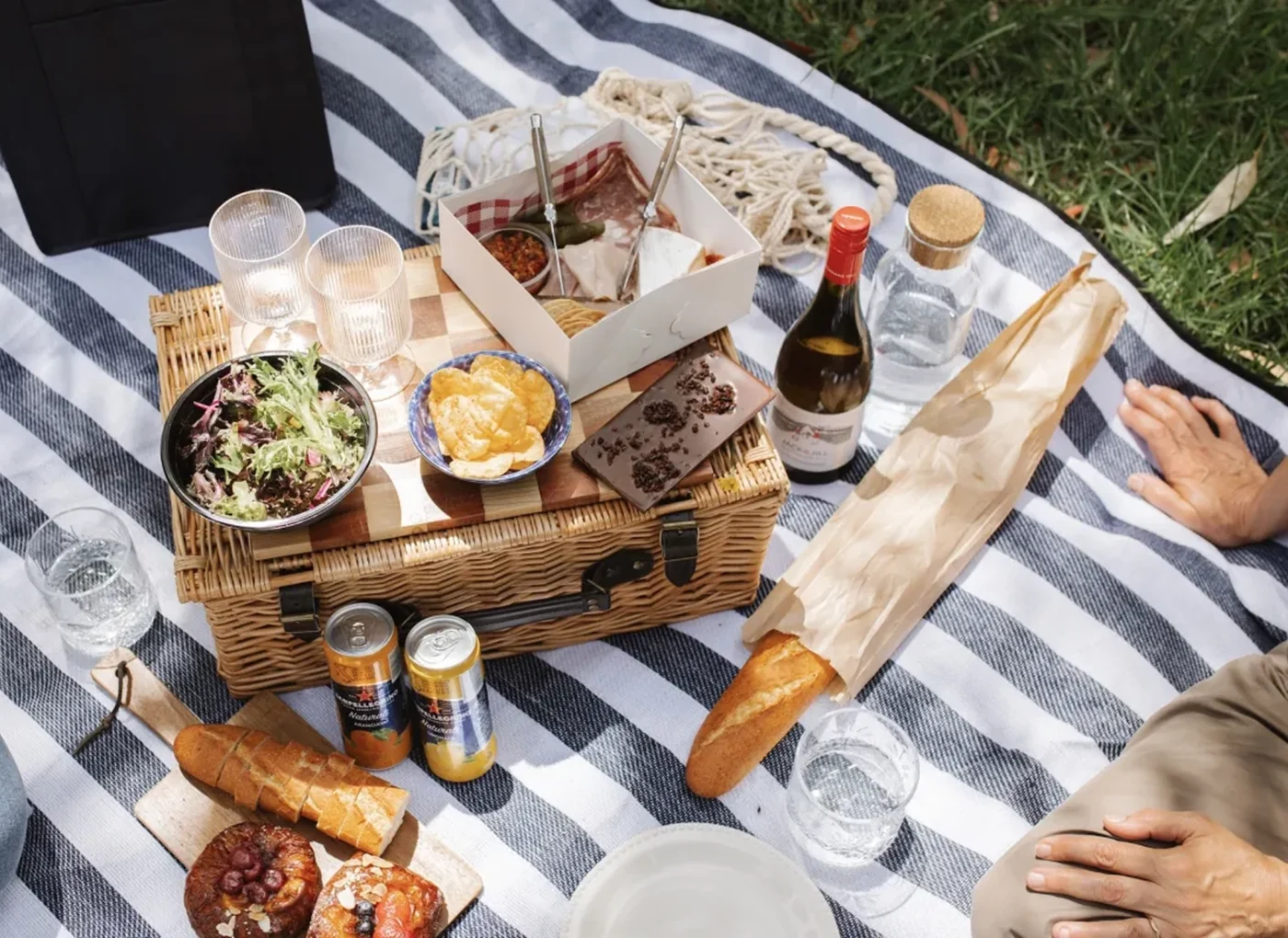 Mystery Picnic food and outdoor dining on a Causeway Coast day out in Northern Ireland