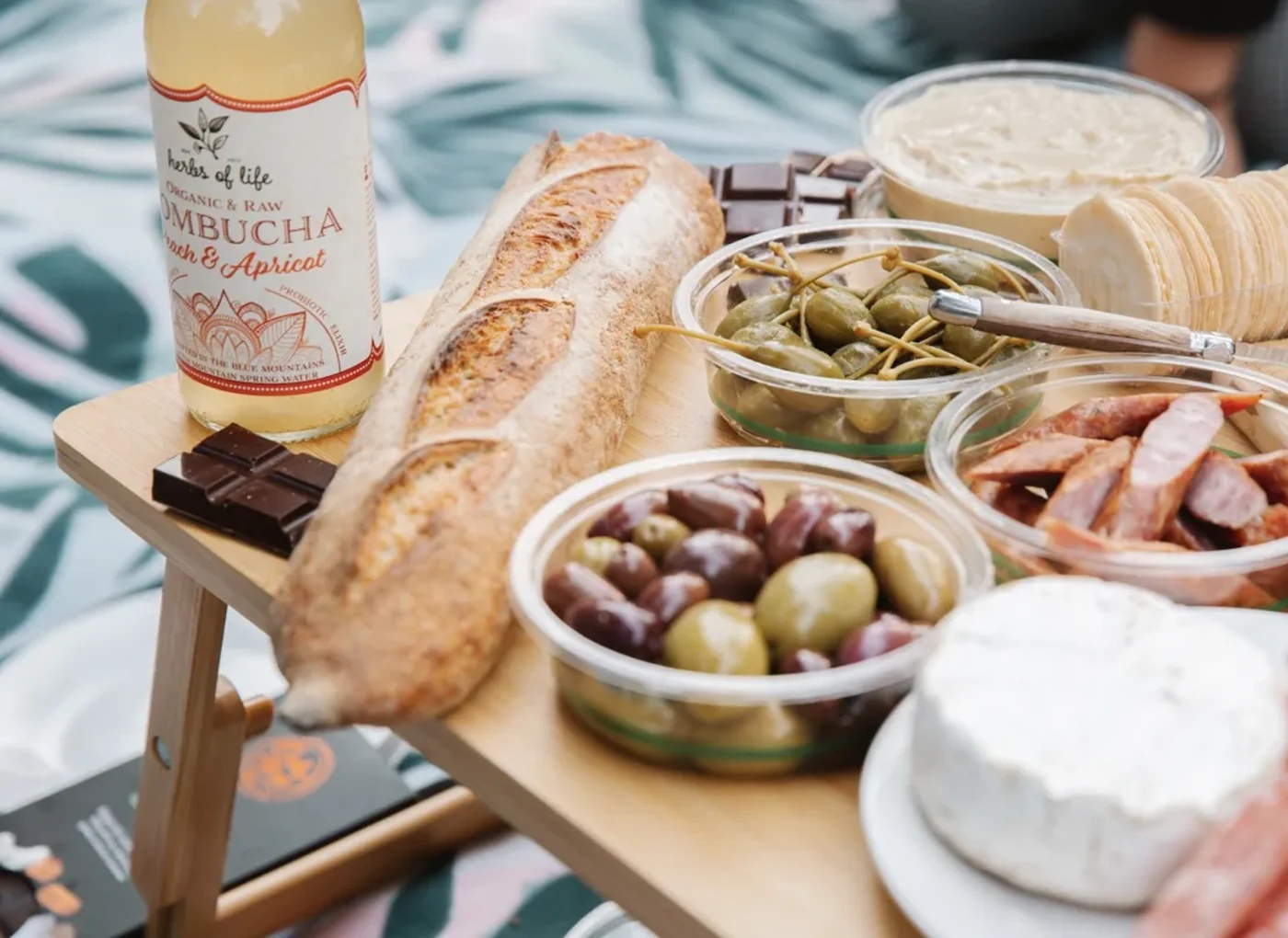 Picnic food collected from local stops during a Causeway Coast Mystery Picnic