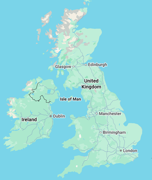 Map showing Mystery Picnic locations across the UK